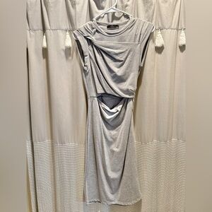 All Saints Asymmetrical Gray Dress